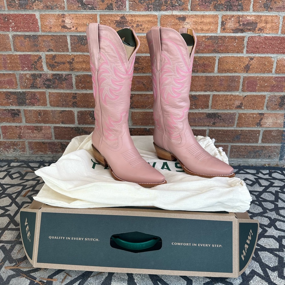 Pink Western Boots
